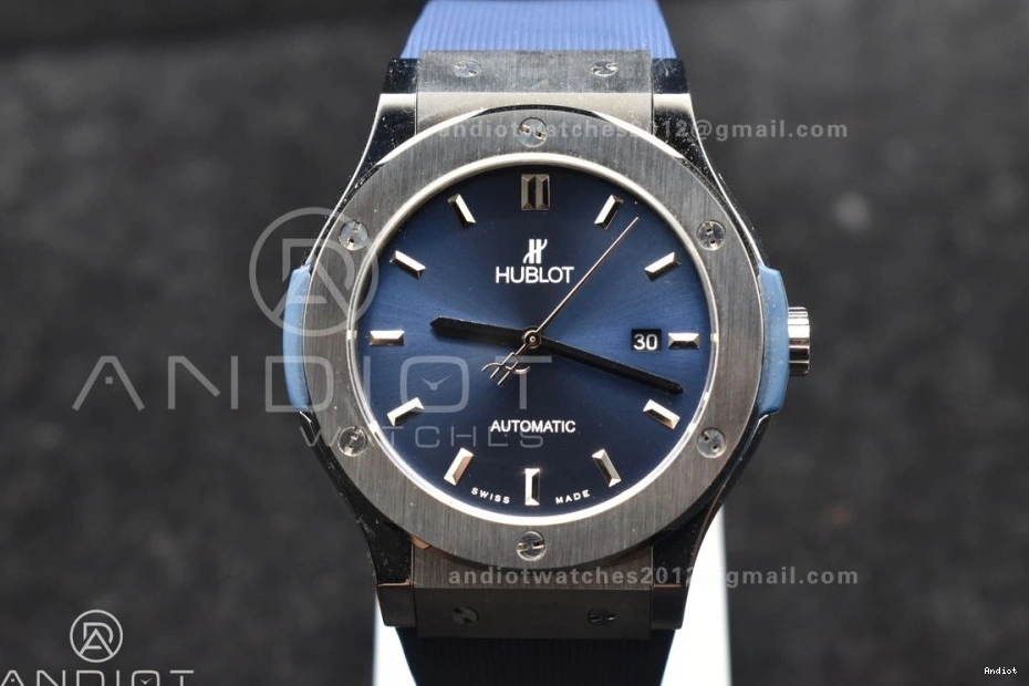 Edition Blue 1:1 SS A2892 Gummy Fusion HBF Classic Dial 42mm Strap Best On Blue 0313